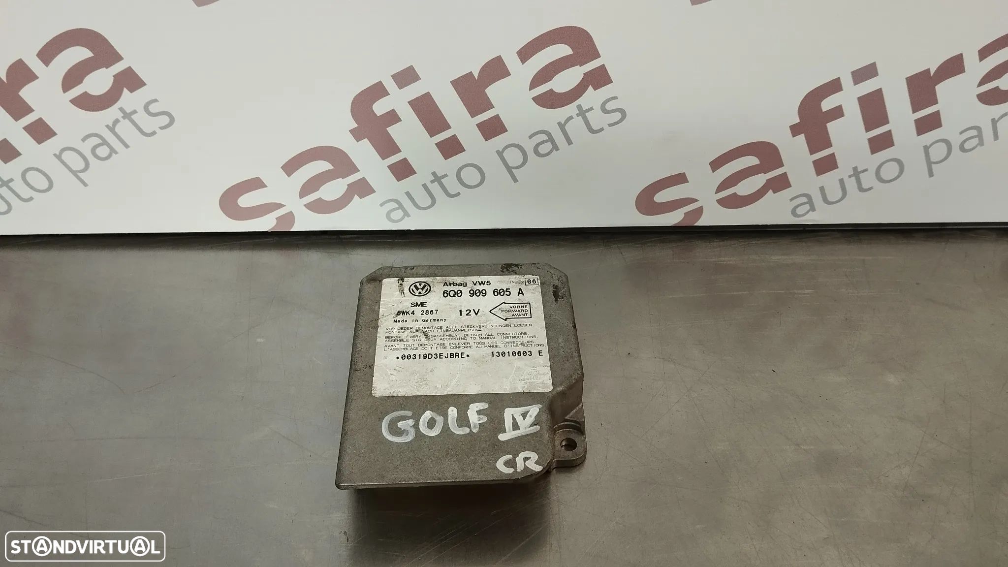 CENTRALINA DO AIRBAG VOLKSWAGEN GOLF IV / POLO / SEAT LEON 6Q0909605A - 1