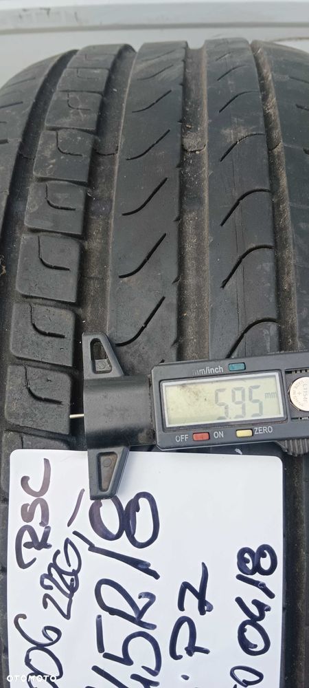 Szt80006 Sztuka 225/45R18 Pirelli Cinturato P7 RSC dot.0418 RunFlat - 1