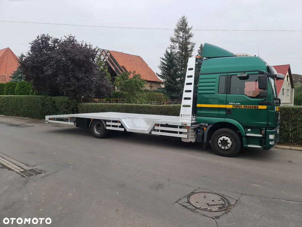 man TGM L2000 najazd ZABUDOWA AUTOLAWETA kunice 12t dmc - 1