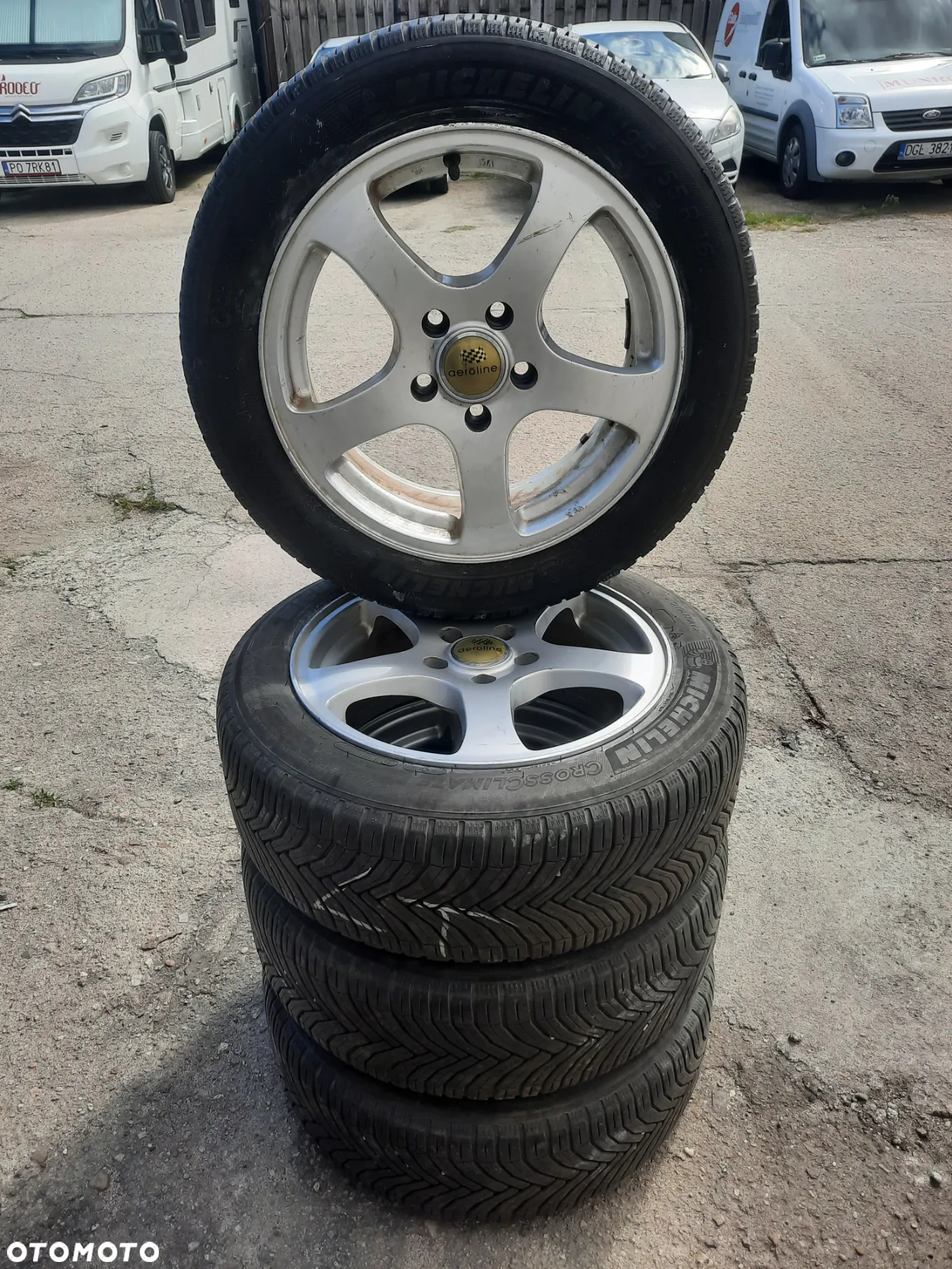 Koła aluminiowe 16  5x114,3 opony Michelin  Crosclimate195/55R 16 wielosezonowe - 3