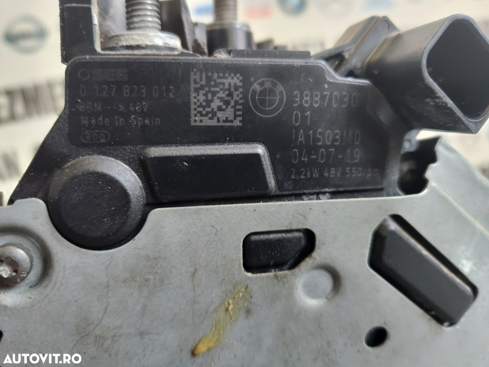 Alternator Nou Sub 1.000 Km Bmw Mild Hibrid 48V Cod  Cod  Cod  3.0 D 4.0 D Motor B57 G20 G21 G30 G3 - 16