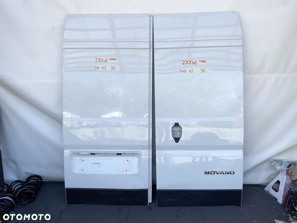 DUCATO BOXER JUMPER MOVANO 14- DRZWI TYLNE TYŁ LEWE I PRAWE KOMPLET H2 549 - 1