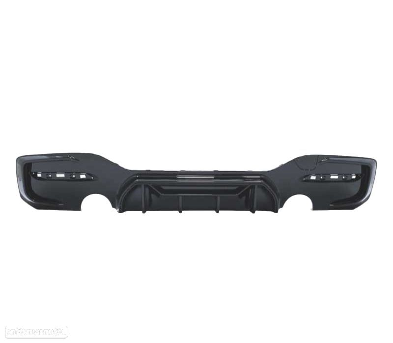 DIFUSOR BMW F20 LCI 15-19 LOOK M COMPETITION PRETO BRILHANTE - 3