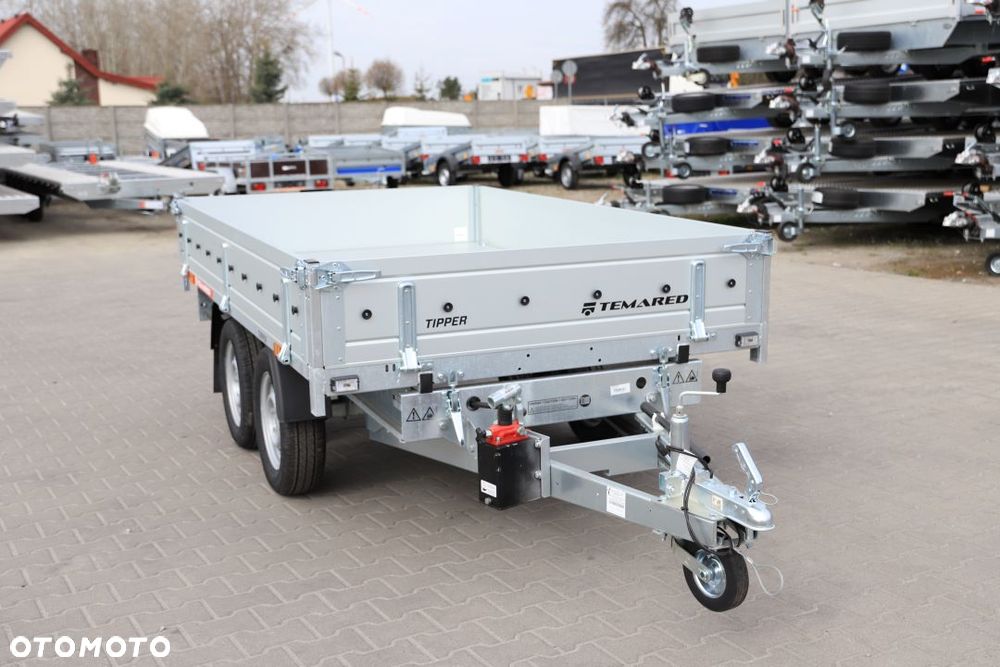 TEMARED TIPPER 2515/2 S 0,75T  253x152x30cm, DMC 750kg, Pompa ręczna , Burty ALU - 12