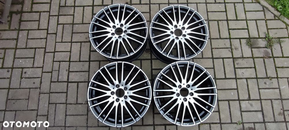 FELGI ALUMINIOWE 5x112 7.5Jx18 CALI ET40 2064014900 MERCEDES A C E CLA CLK I INNE AUDI SEAT SKODA VW KOMPLET 4 SZTUKI - 1