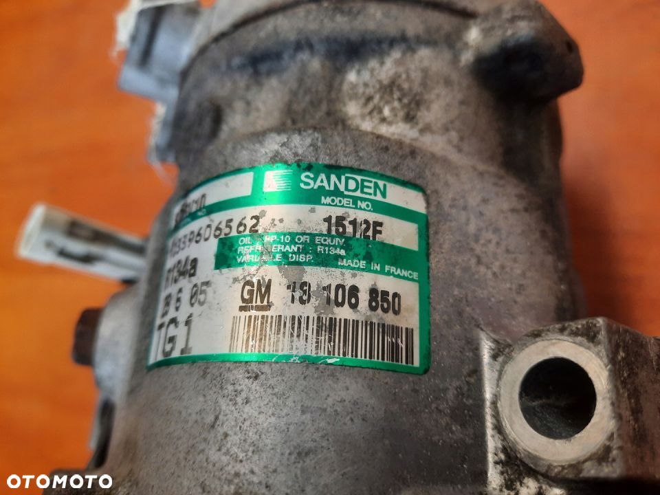 SPRĘŻARKA KLIMATYZACJI OPEL 13106850 - 4