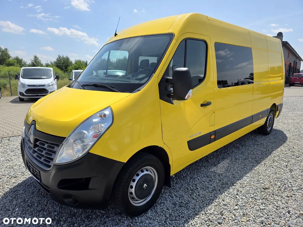 Renault MASTER 2,3 DCI 145 KONNA DOKA BRYGADÓWKA 6 OSOBOWA MAX BLASZAK L3H2 KLIMA 2 X WEBASTO KAMERA NAVIGACJA 179T/KM PRZEBIEGU GWARANCJA - 1