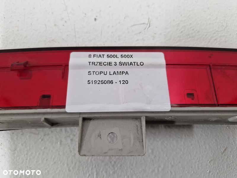 fiat 500 x 500 l trzecie 3 światło stopu lampa 51925086 - 6