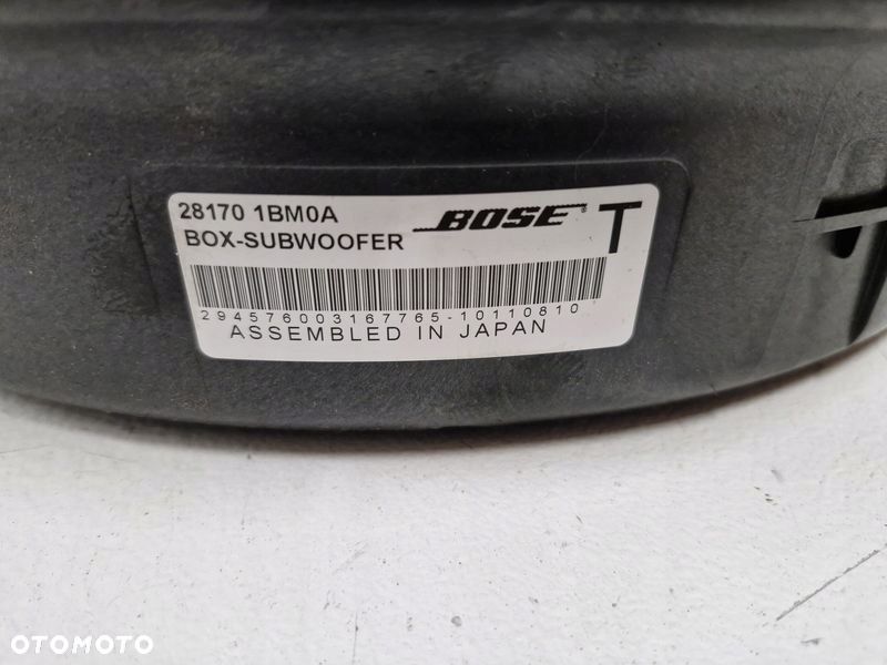 INFINITI EX EX30 EX37 GŁOŚNIK SUBWOOFER 281701BM0A - 6