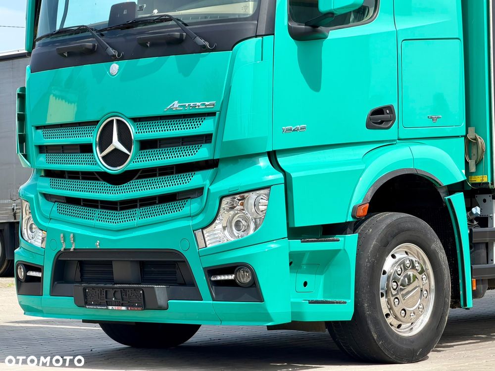 Mercedes-Benz ACTROS 1845 / FIRANKA / WINDA / 18 EUROPALET / ALUSY / 8 000 KG ŁADOWNOŚCI / 2018 ROK / SPROWADZONY / AUTOMAT / SYPIALKA / EURO 6 - 14