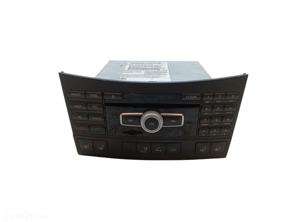 RADIO MERCEDES E W212 (2009-2012) 3.0 CDI 265KM A2129005514 - 1