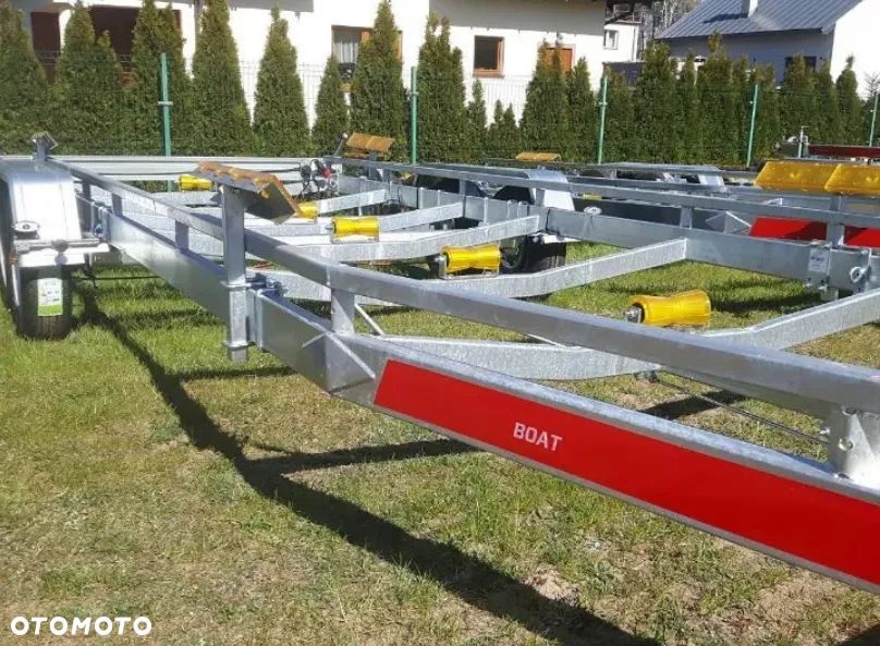 TEMARED Przyczepa B35 PTZ do 9m poszerzona DMC 3500 kg podłodziowa - 7