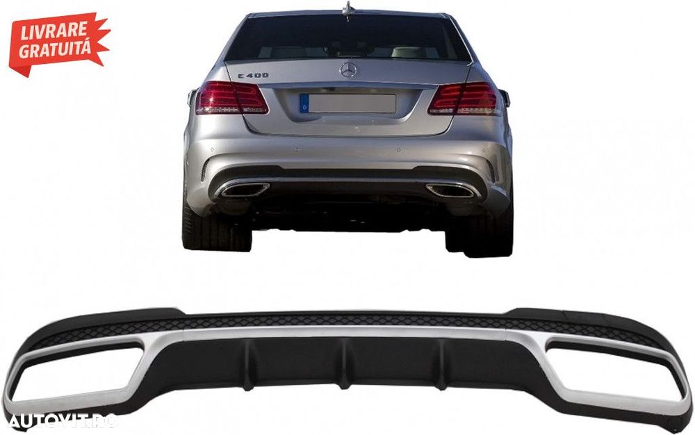 Difuzor Bara Spate MERCEDES E-Class W212 S212 Facelift (2013-2016) - 1