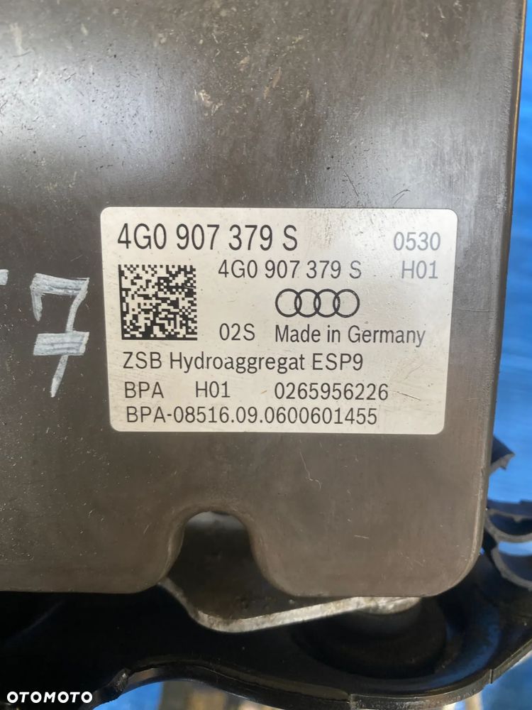 POMPA ABS HAMULCOWA STEROWNIK AUDI A6 C7 A6C7 4G0907379S ORYGINAŁ - 5