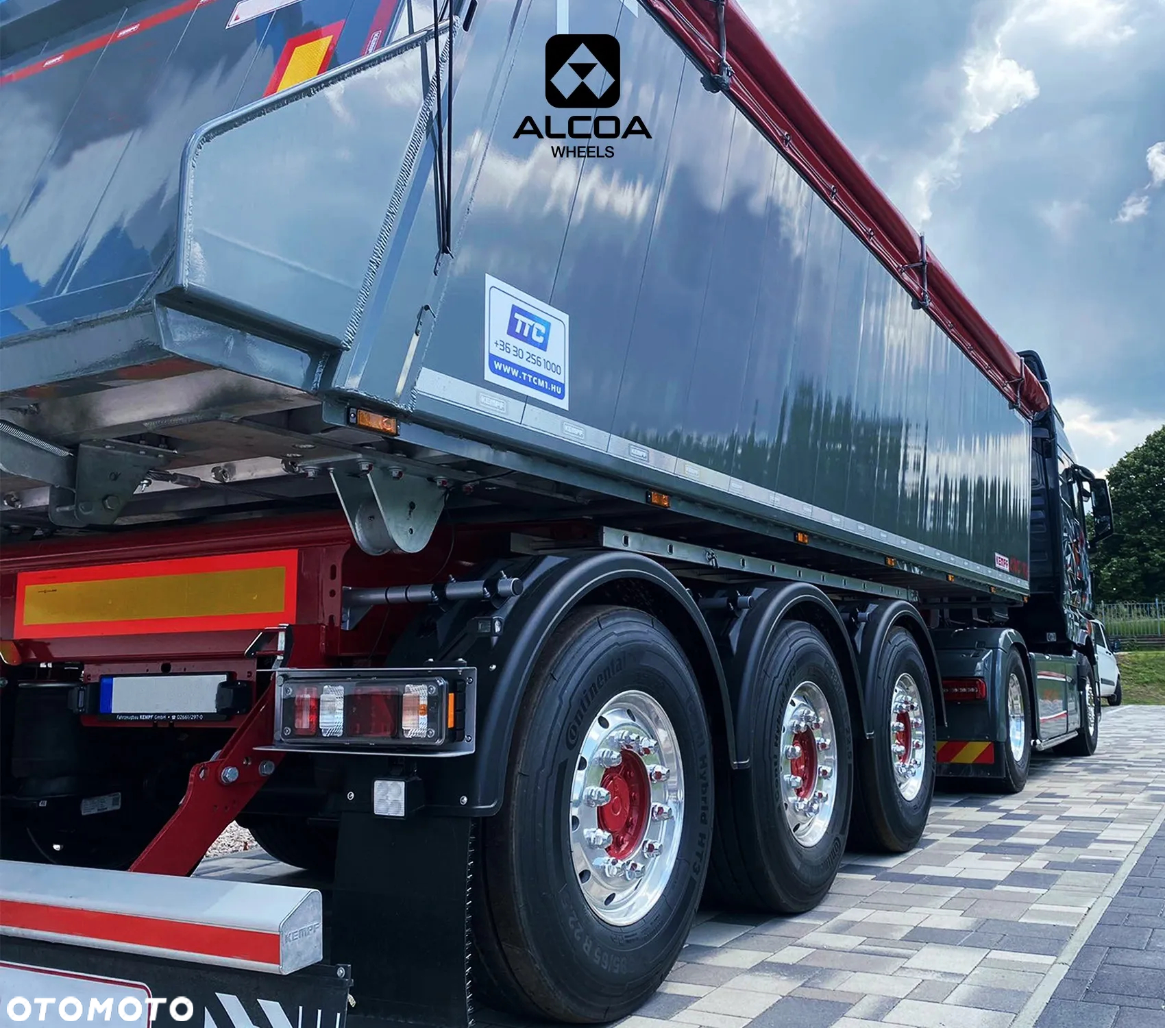 Do 200 kg mniej!! / Felgi ALCOA / 22,5 x 11,75 / Ceny NETTO-od 1.735,-PLN !! / Aluminiowe felgi / ET 120 / DB - 15