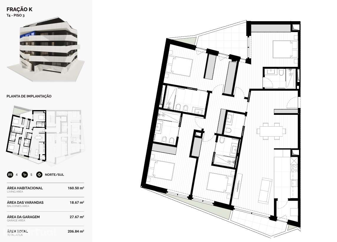 Apartamento T4 Venda em Anta e Guetim,Espinho - Grande imagem: 2/14