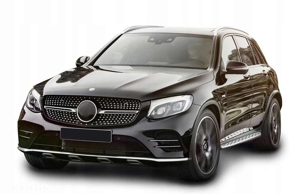 grill diamond czarny mercedes glc x253 2015-19 - 2