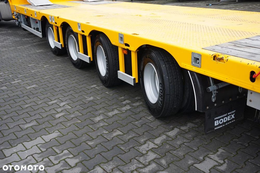 Bodex / NISKOPODWOZIOWA / 4 OSIE / NAJAZDY / 2 X OŚ SKRĘTNA / DMC 65 000 KG / JAK NOWA - 9