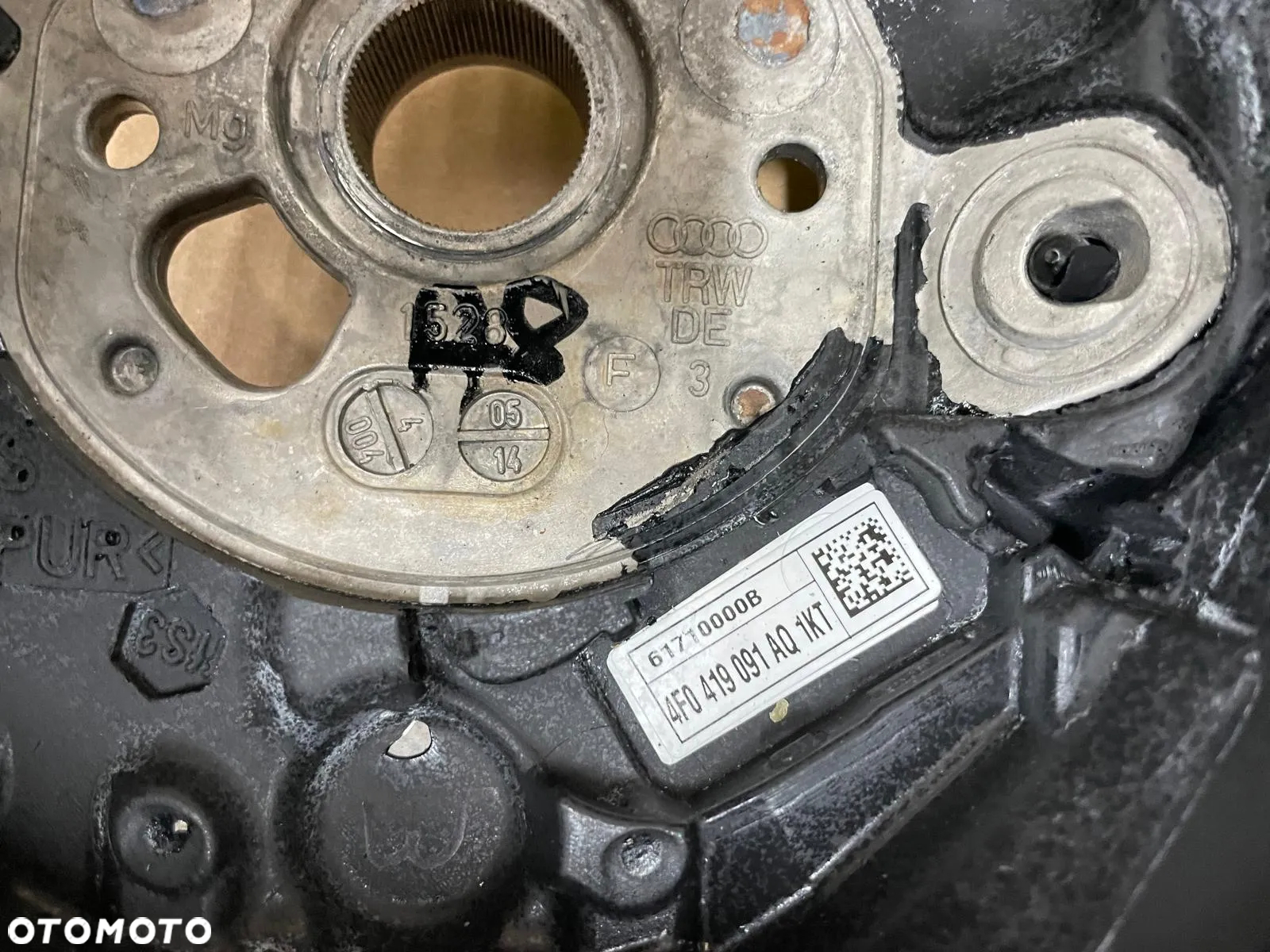 AUDI A6 A8 Q7 S-LINE KIEROWNICA SKÓRA ŁOPATKI 4F0419091AQ SOUL 4E0880201BA - 7