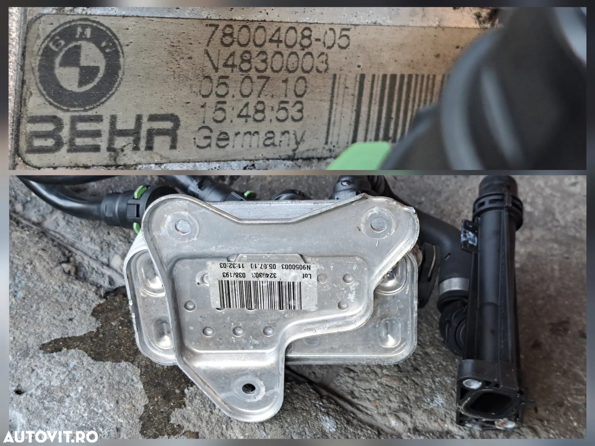 Pompa apa Gat pompa apa Termoflot Set conducte racire ulei Furtun termoflot Cot furtun originale BMW 245cp F07 F10 F11 F01 F02 E70 LCI E71 - 5