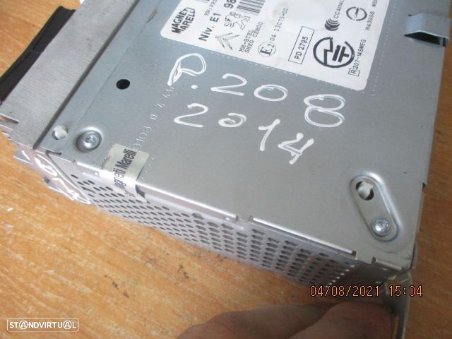 Radios 9809502080 PEUGEOT 208 2014 - 3