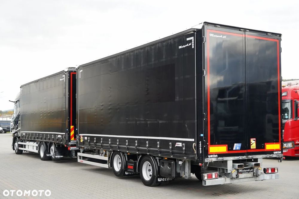 DAF XG 480 / ZESTAW TANDEM / 120 M3 / PRZEJAZDOWY / KLIMA POSTOJOWA / WECON / OŚ PODNOSZONA /  ZAWIESIE NA WÓZEK /  SAF /  2023 R - 2