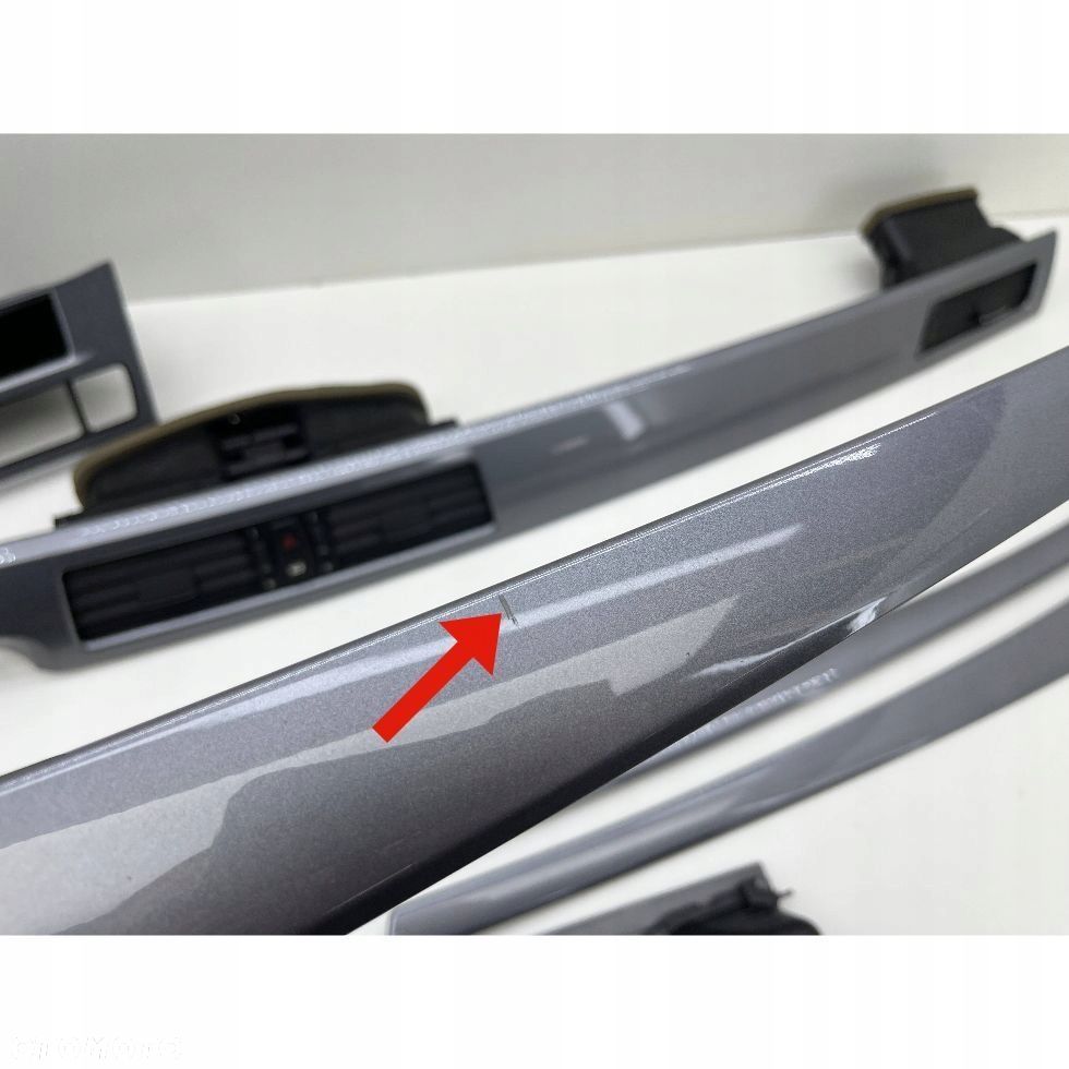 BMW 5 E60 E61 LIFT LISTWY DEKORY TITAN II DUNKEL KOMPLET EUROPA 7129233 - 14