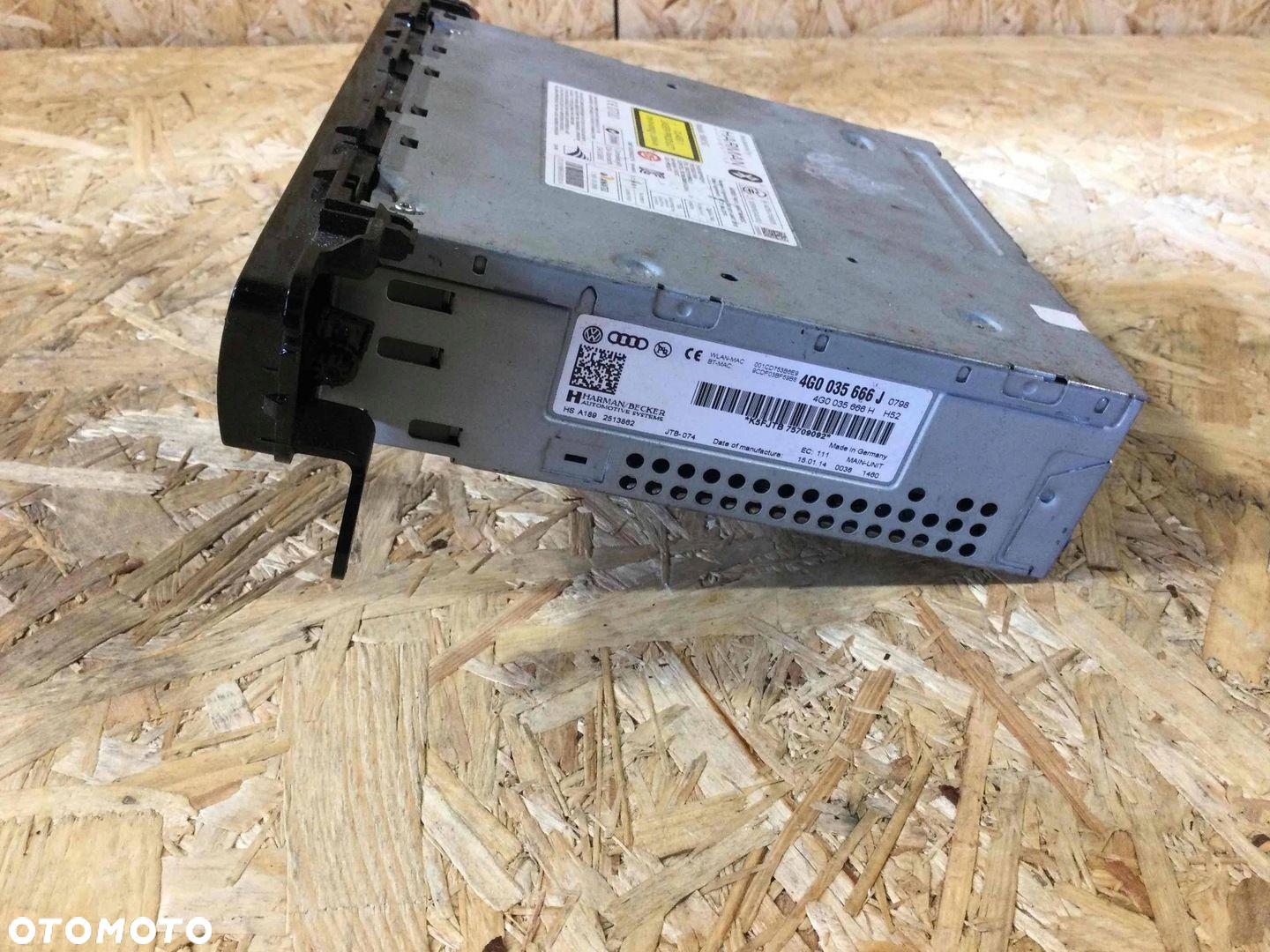 Radio z nawigacją AUDI A6 AVANT 4F5, C6 4G0035666J 3.0L diesel 2012 - 5