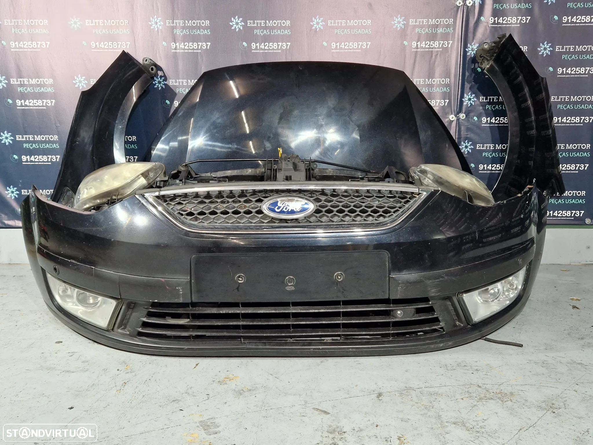 Frente completa usada FORD GALAXY 2.0 TDCI capot parachoques guardalamas SMAX GALAXY - 4