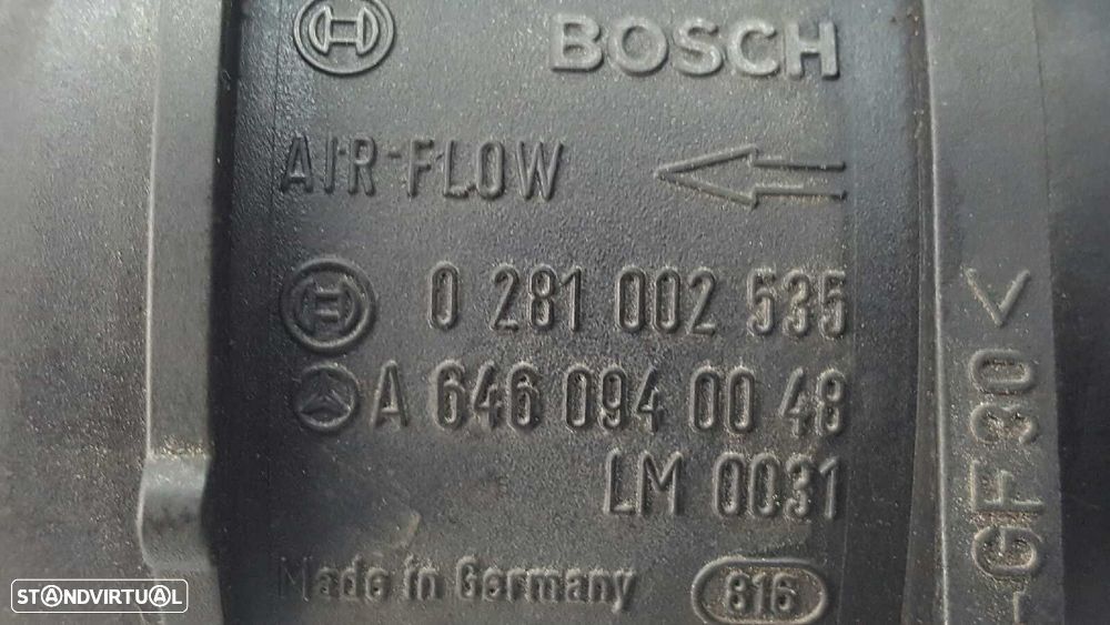 MEDIDOR DE MASSA DE AR MERCEDES CLASE E (W211) BERLINA E 220 CDI (211.006) - 3