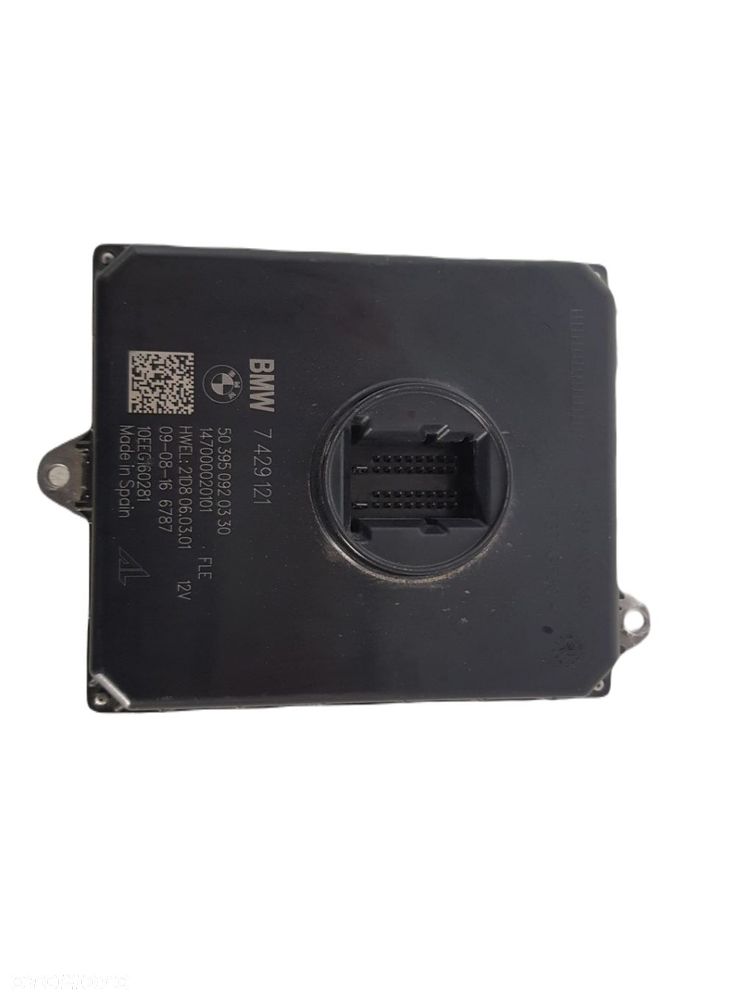 PRZETWORNICA LAMPY MODUŁ LAMPA  STEROWNI KLED BMW 7429121 ORYGINAL - 1