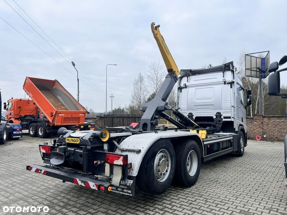 Scania r450 hakowiec palfinger 6x2/4 z Niemiec Cały na poduszce 2019 - 9