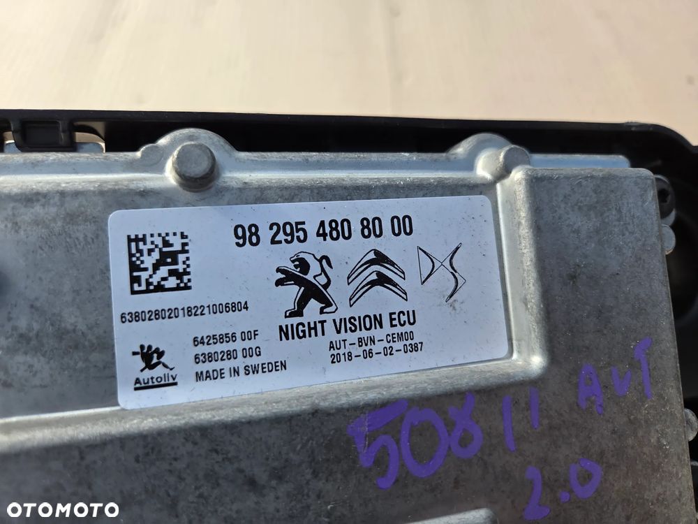 Moduł sterownik kamery NIGHT VISION Peugeot 508 II - 3