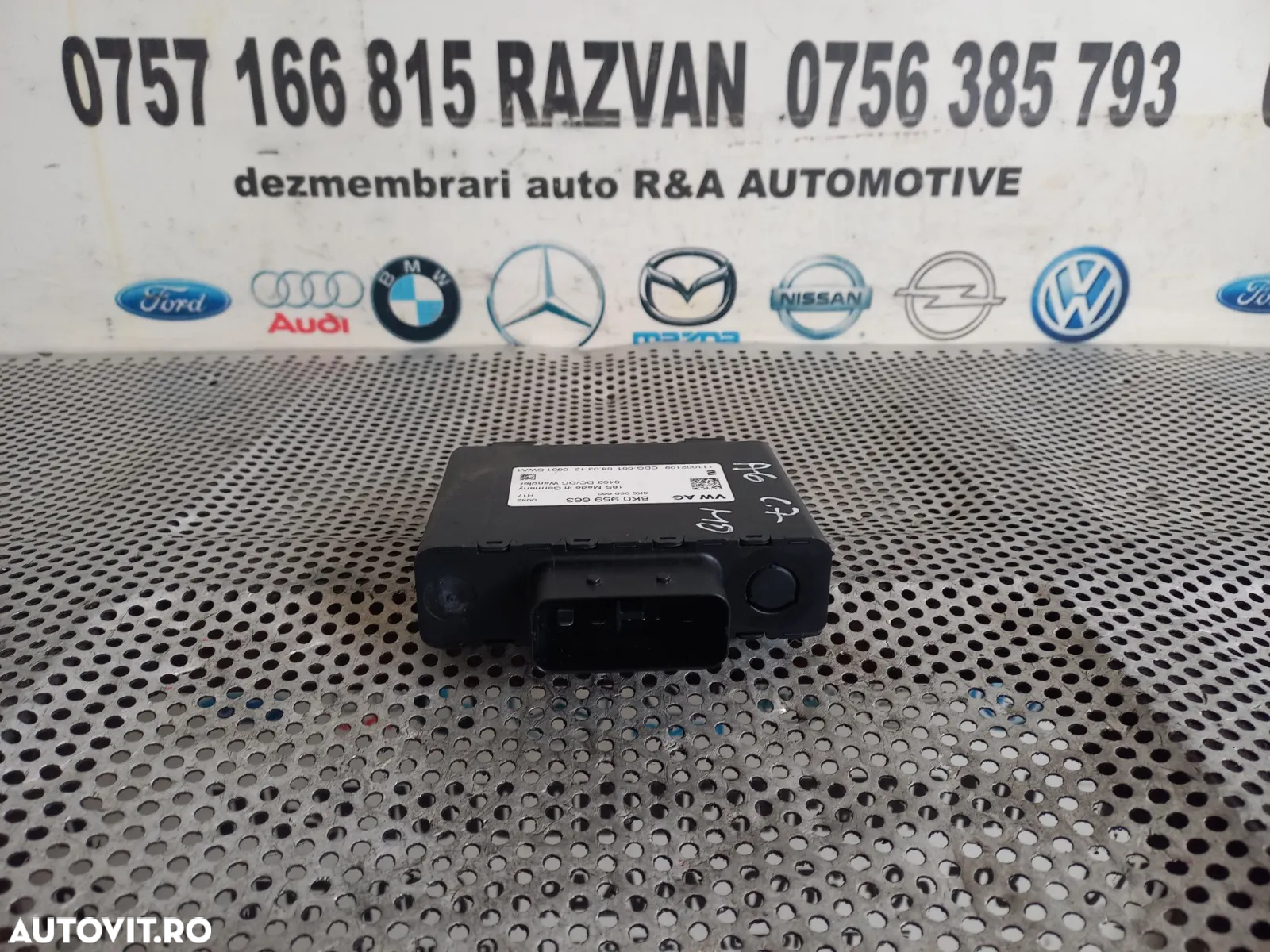 Modul Stabilizator Tensiune Baterie Audi A6 4G C7 An 2011-2012-2013-2014-2015-2016-2017-2018 Cod 8K - 6
