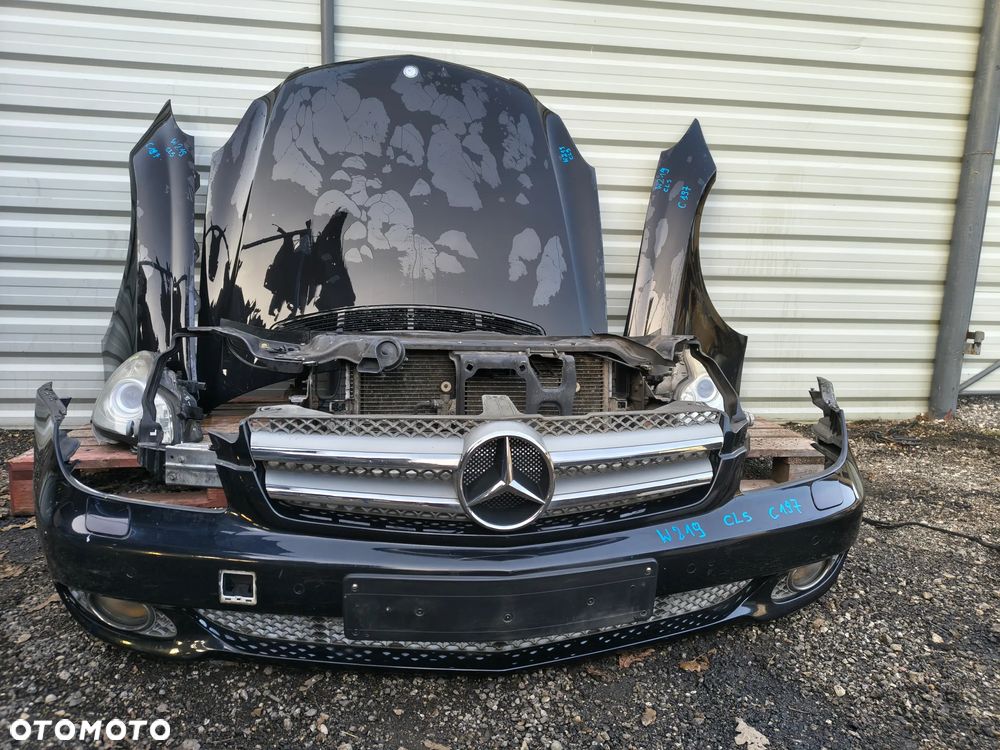 Kompletny przód w219 CLS 197 lakier maska błotniki lampy pas przedni zderzak grill RADOM - 1