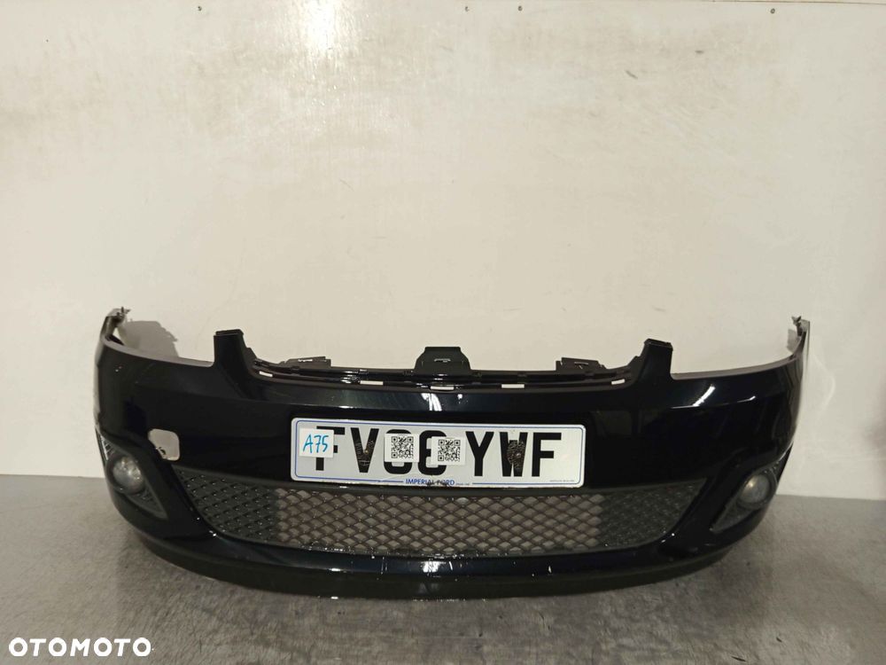 + ZDERZAK PRZÓD PRZEDNI FORD FIESTA MK.6 6 VI D2 CZARNY LIFT FL HALOGENY - 1