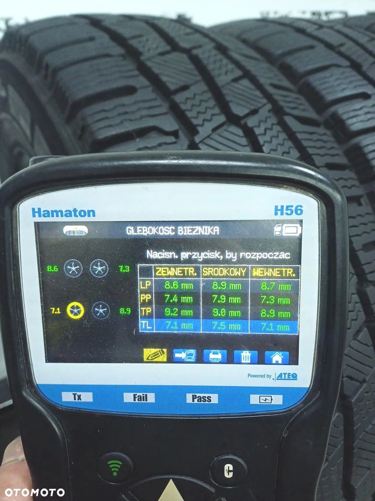 4x 195/70R15c michelin  opony zimowe 8,5mm 52513 - 9