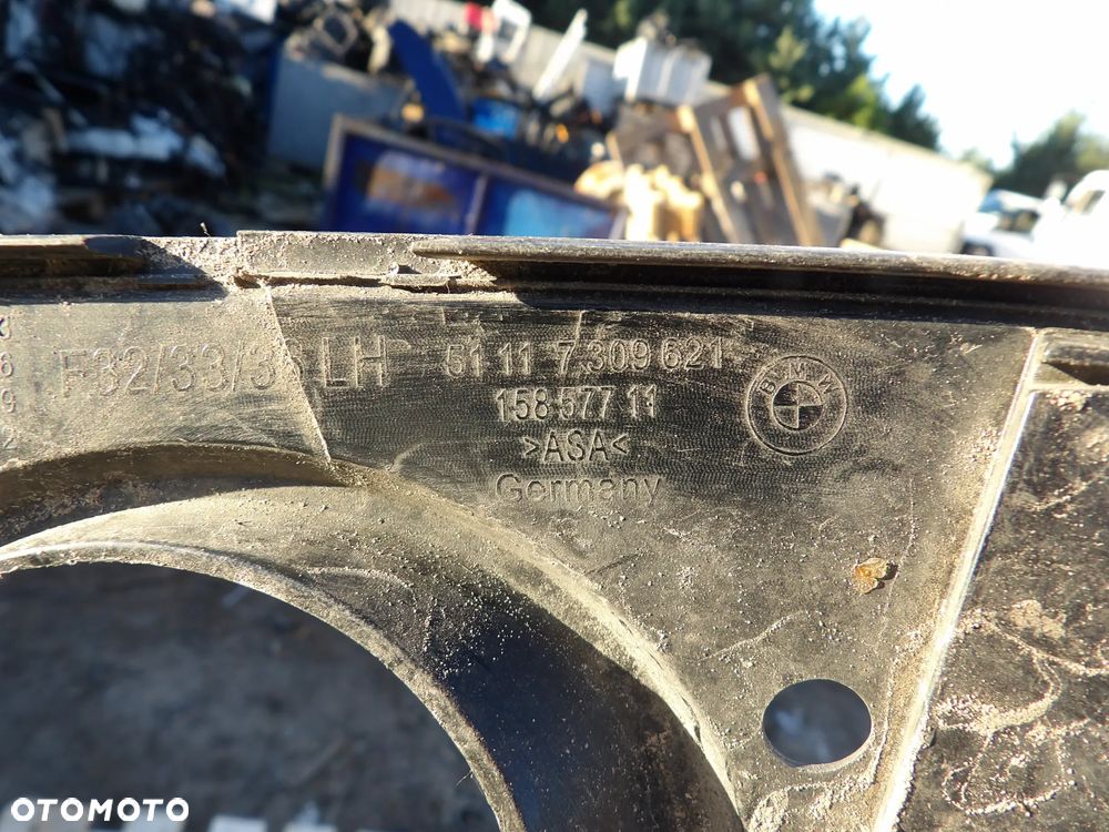 BMW- F32,F33,F36 - KRATKA ZDERZAKA LEWA , PRZÓD - 7309621 - 2