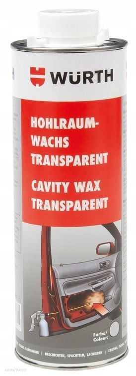 WURTH WOSK TRANSPARENTY DO PROFILI ZAMKNIĘTYCH 1L - 1