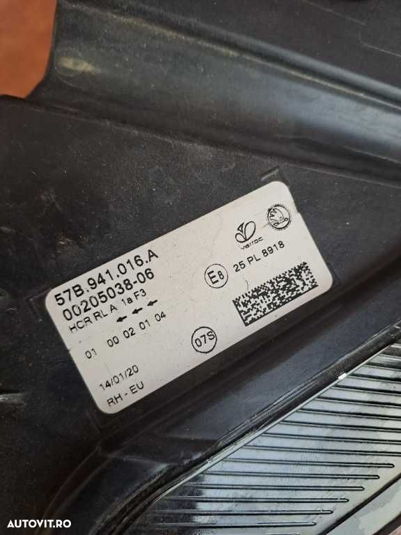 Far dreapta Skoda Karoq halogen original Europa Cod 57B941016A - 3