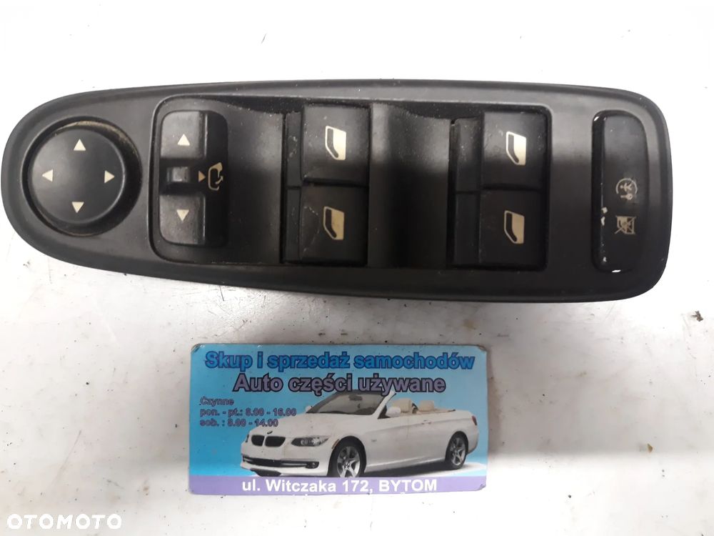 PANEL PRZEŁĄCZNIK STEROWANIA SZYB CITROEN C4 GRAND PICASSO  2009r  96639383ZD - 1