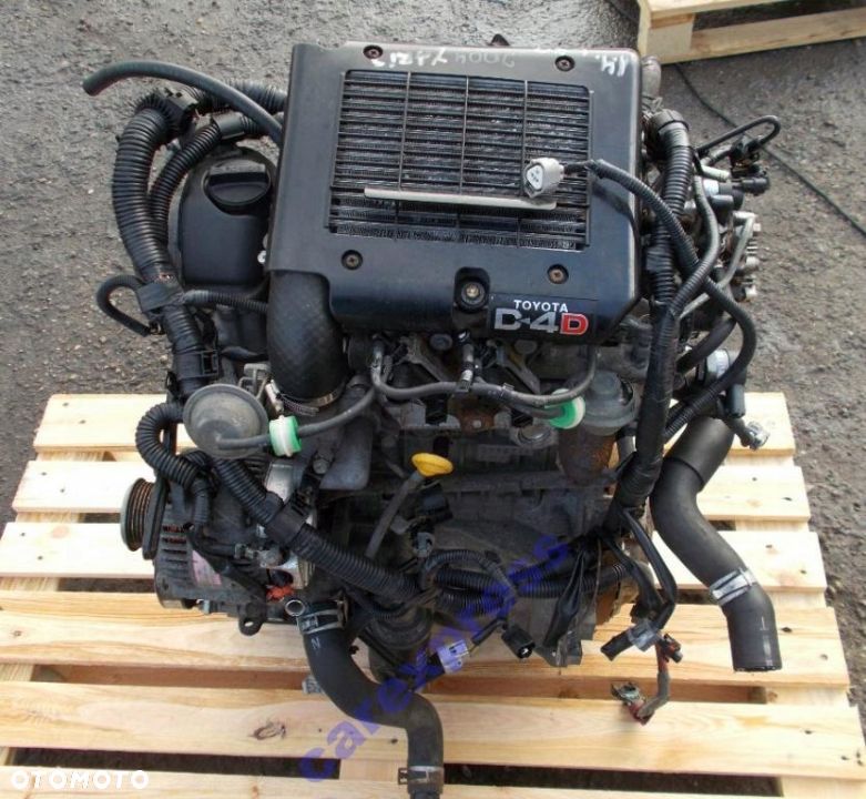 SILNIK TOYOTA YARIS I 01-05r 1.4 D-4D , 1,4D4D , 1,4 D-4D 1.4D4D , 1.4 D4D1ND  OSPRZĘT SILNIKA - 1