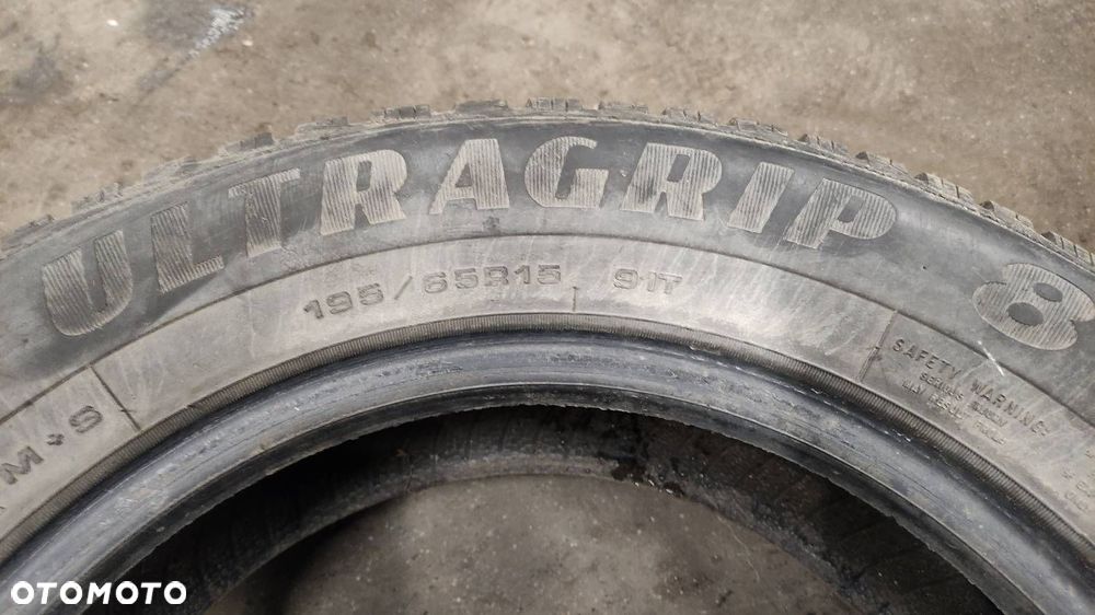 OPONY ZIMOWE 2 SZT 195/65R15 GOODYEAR ULTRAGRIP 2011R LOGAN MCV I - 3