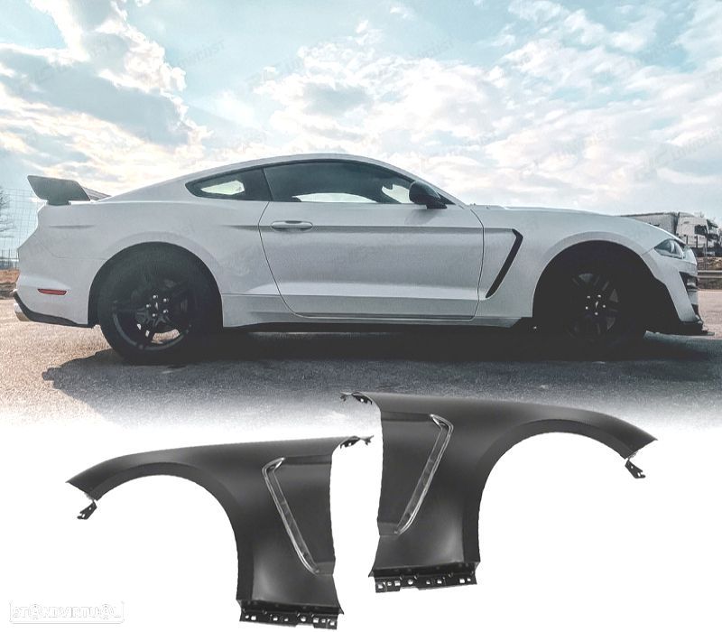 GUARDA-LAMAS FORD MUSTANG 18-20 LOOK GT350 - 1