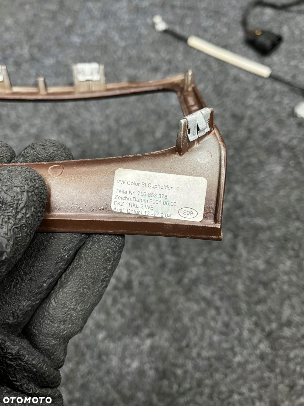 ramka dekor liswa tunelu środkowego vw touareg 7L 7L6863378 - 12