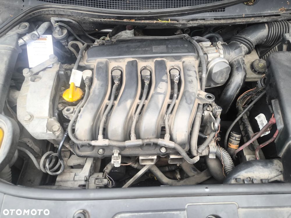 Silnik 1.6 16V 113KM Benzyna RENAULT MEGANE CLIO LAGUNA SCENIC DACIA Aktualnie DO ODPALENIA - w samochodzie! FILMIK! - 1