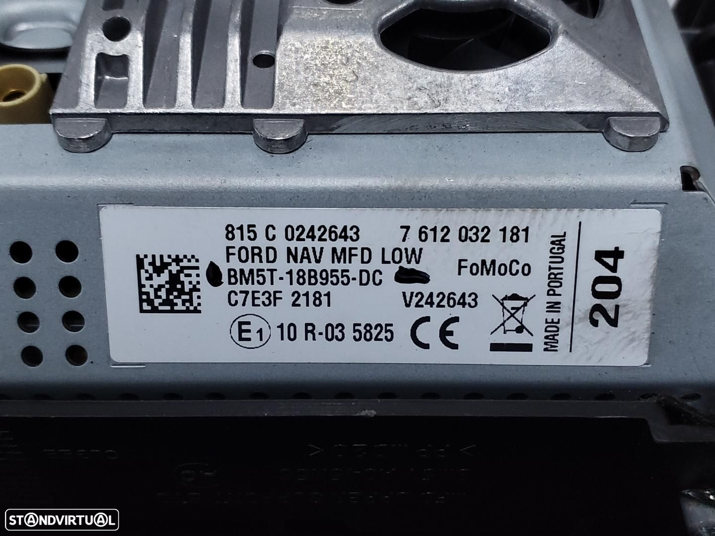 DISPLAY RADIO CENTRAL FORD FOCUS III Ref: BM5T18B955DC  | 2010 - 2025 - 3