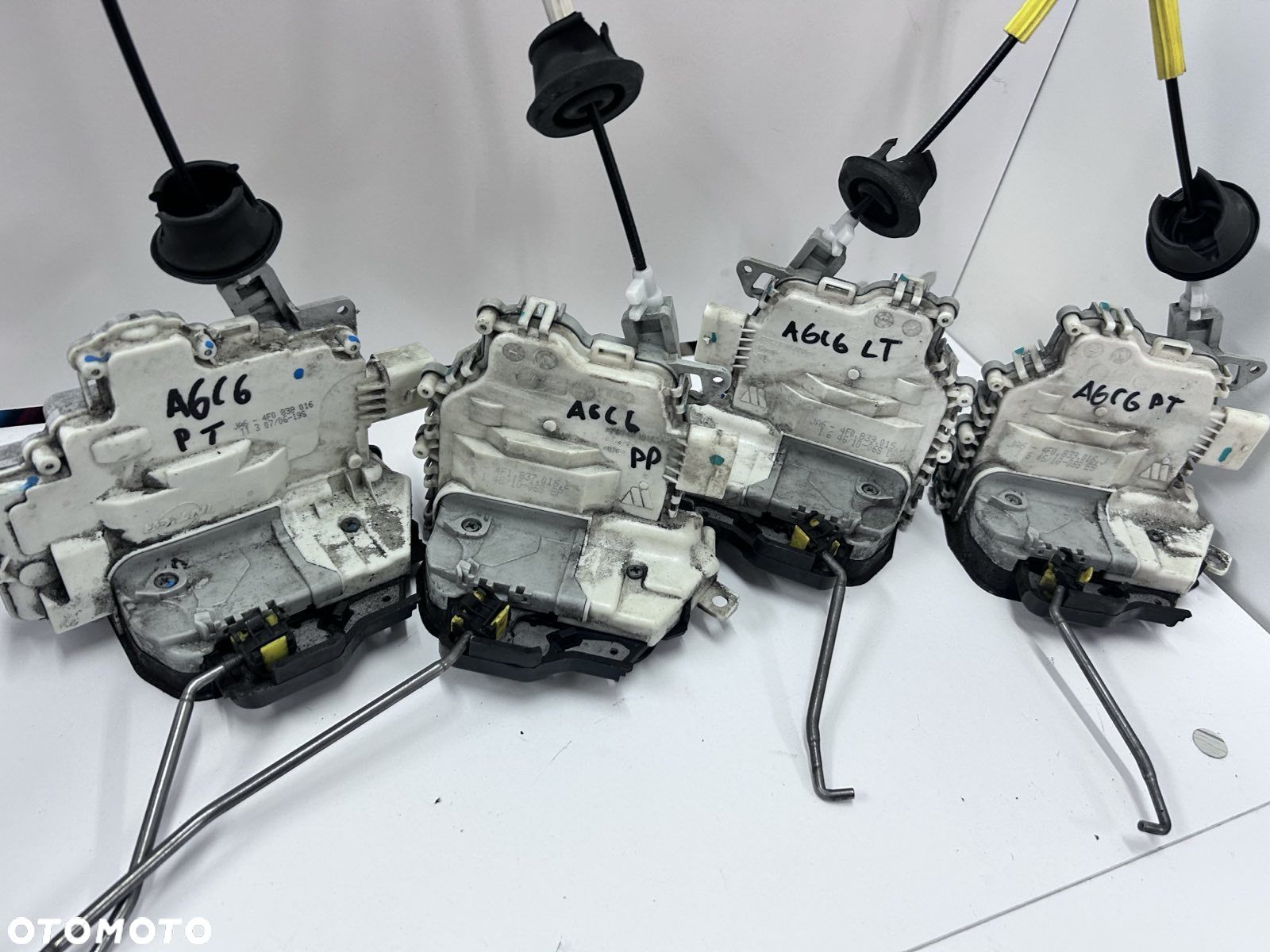 ZAMKI ZAMEK DRZWI LEWY PRAWY PRZÓD TYŁ 6 7 8 9 PIN Audi A6 C6 LIFT, Audi A4 B7 4f0 839 015 - 1