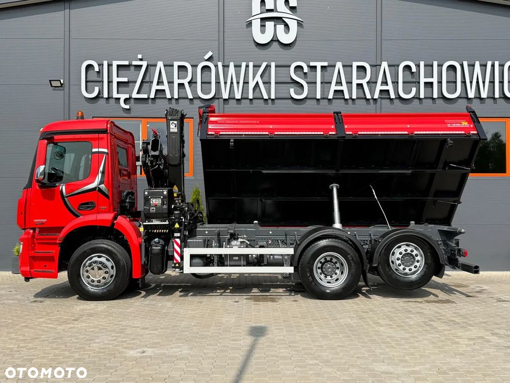 Mercedes-Benz AROCS 2532 // E6 // wywrotka 3-Stronna + HIAB HIDUO 158 B-2 // 6x2 6x4 HDS żuraw kran crane kiper kipper // Actros Antos - 18