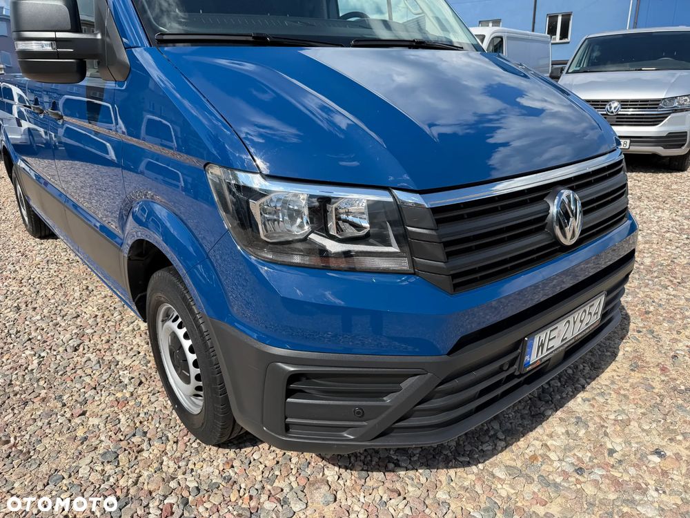 Volkswagen CRAFTER L2H1 Salon Polska Jak Nowy Pełny serwis ASO VW Trwał silnik 2.0TDI 140KM bez BiTurbo! Kamera cofania Parktroniki Przód oraz Tył, Fabryczna zabudowa przestrzeni ładunkowej, Homologacja VAT-1 Alarm, Tempomat z ogranicznikiem pręd.. MirrorLink, Android Auto, Apple Carplay, Ekran 6,5' - 22